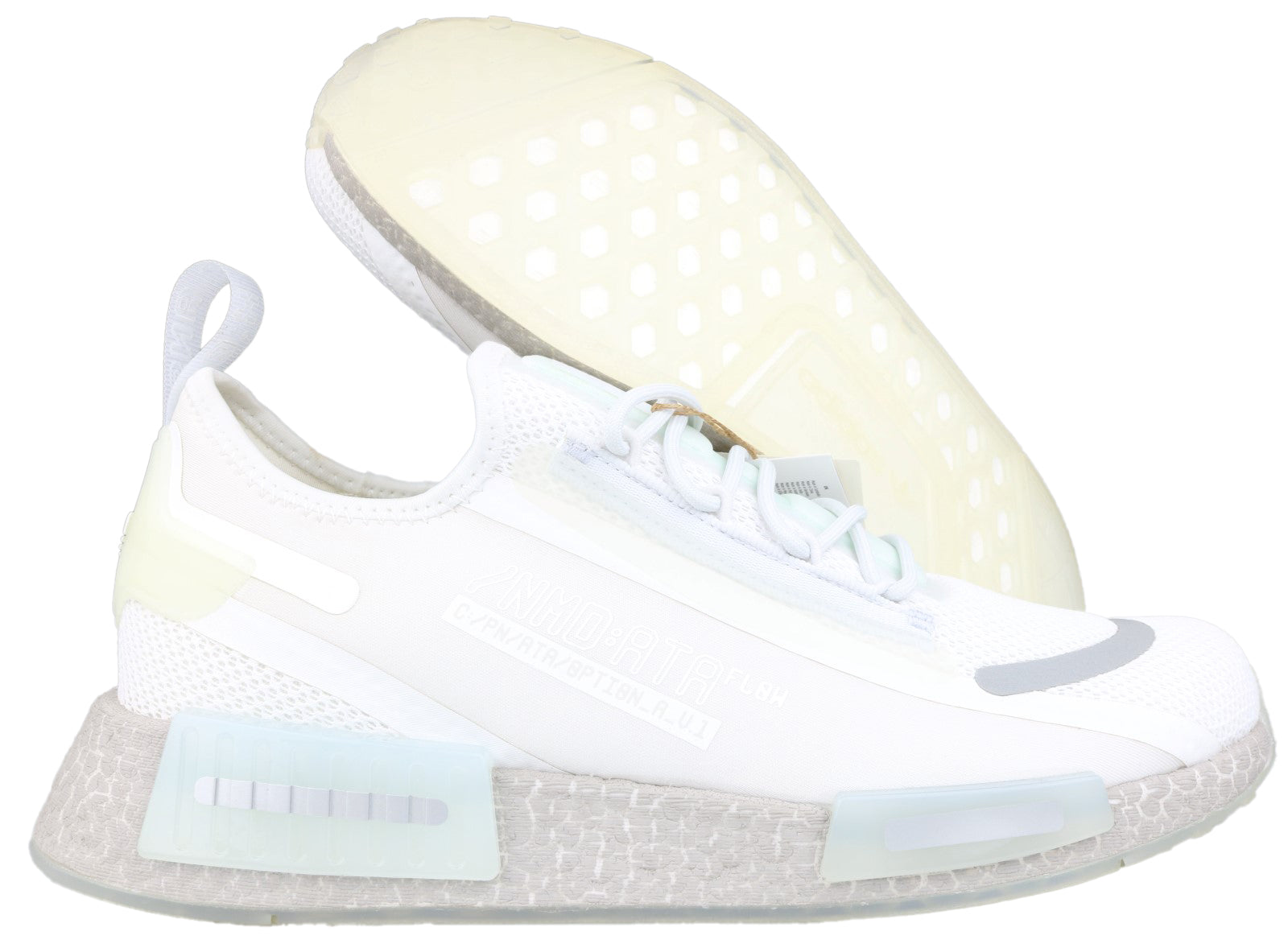 Adidas NMD R1 Spectoo Sneaker Turnschuhe Schuhe weiß silber GZ9267 NEU 38 - 46