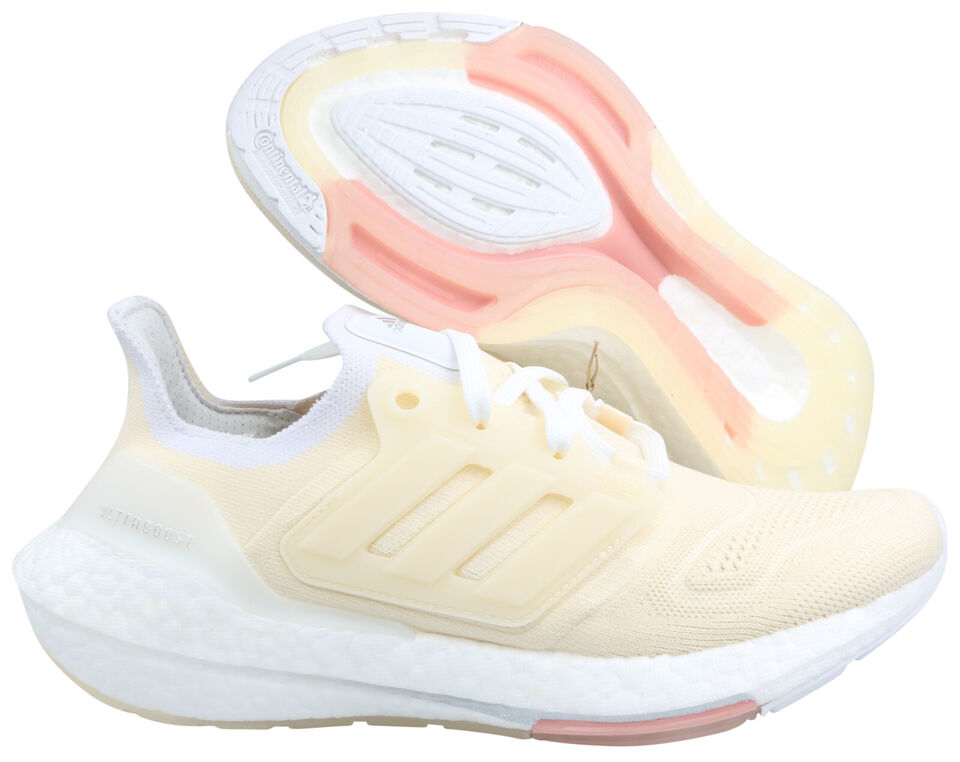 Adidas UltraBoost 22 Damen Sneaker Laufschuhe Turnschuhe Schuhe beige GY7226 NEU
