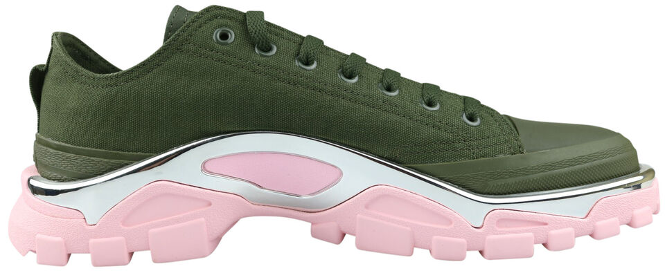 Adidas by Raf Simons Detroit Runner RS Sneaker Turnschuhe olive rosa F34244 NEU