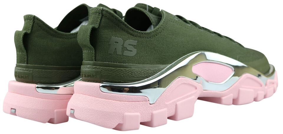 Adidas by Raf Simons Detroit Runner RS Sneaker Turnschuhe olive rosa F34244 NEU
